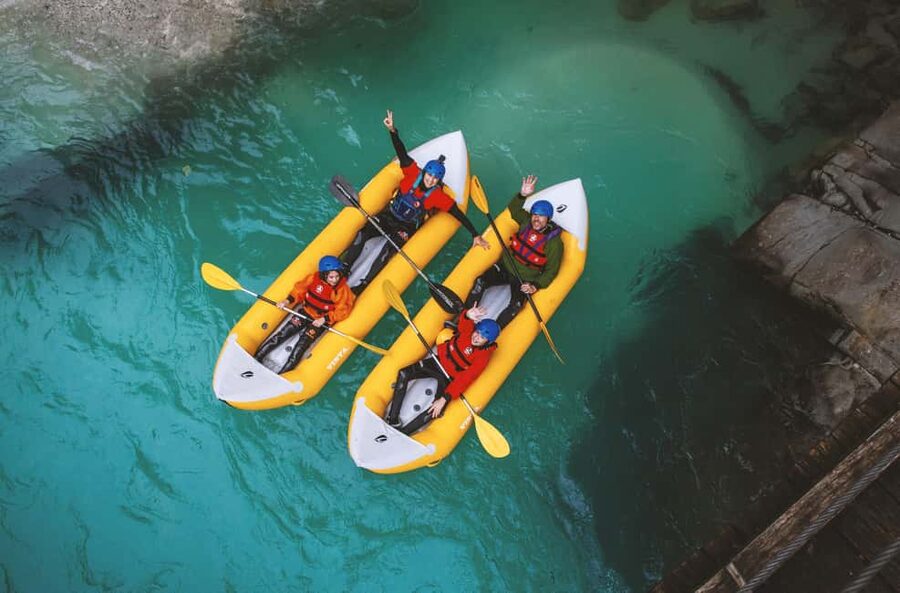 Austria, Salza river "Double Ducky" kayak adventure - Why a double ducky works well on the Salza