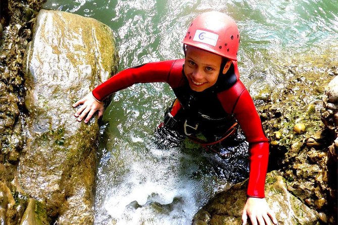 Canyoning for Kids and Families in Füssen, Germany - At Stuibenfalle, the river becomes the playground