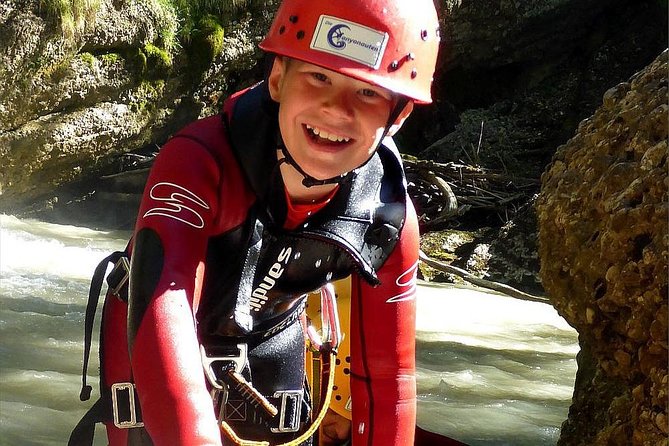 Canyoning for Kids and Families in Füssen, Germany - Optional challenges keep the mood light