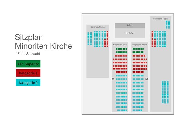 Classical Concerts in the Minorite Church - Tickets Vienna - Why the Minoritenkirche makes the music memorable