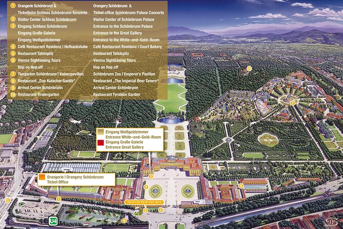 Evening at Schönbrunn Palace Vienna: 3-course Dinner and Concert - Choosing between four seating categories