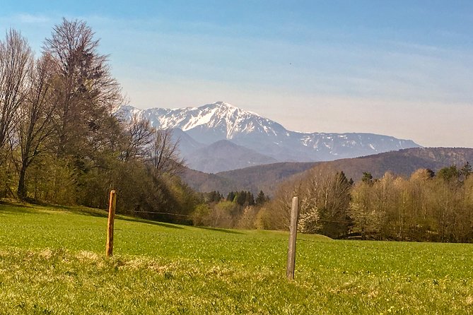 Exploring the Gutenstein Alps - Waterfalls add variety before the steep climb