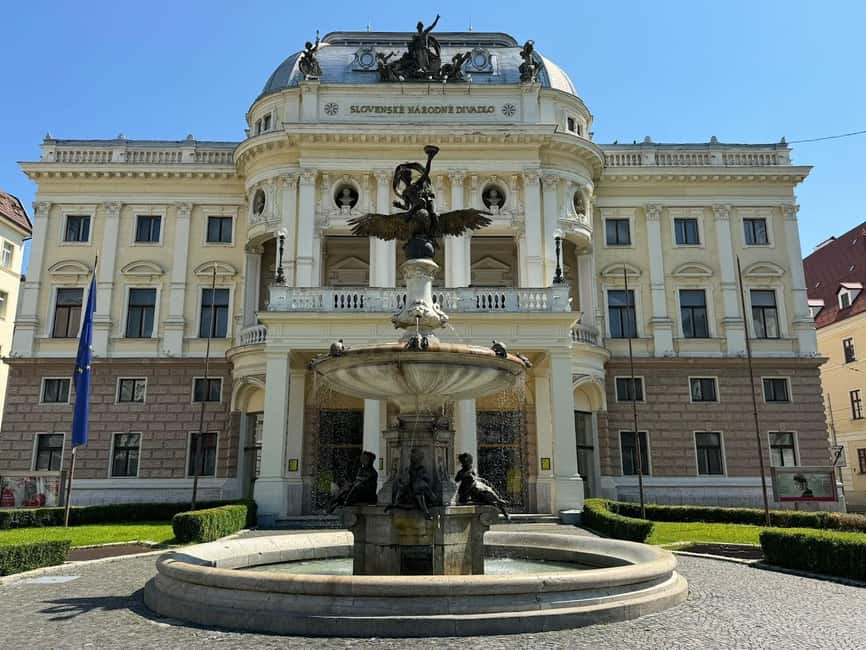 From Vienna: Bratislava City Tour with Food Options - Coffee and cake, lunch, or beer tasting