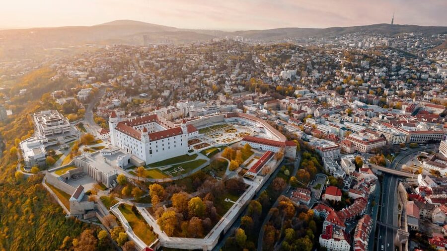 From Vienna: Bratislava with Local Guide, Castle & UFO Views - The Blue Church, Bratislava’s most distinctive stop