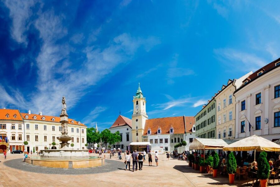 From Vienna: Guided Tour to Bratislava with Speed Boat Ride - The Oldtimer Castle Upgrade