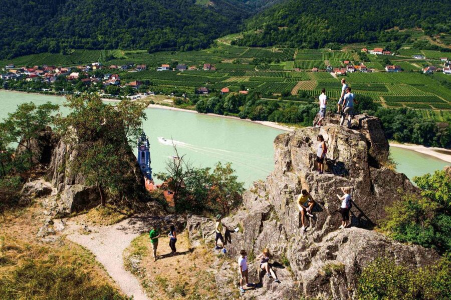 Grape Grazing: Wachau Valley Winery Biking Tour - Weißenkirchen and the ferry across the Danube