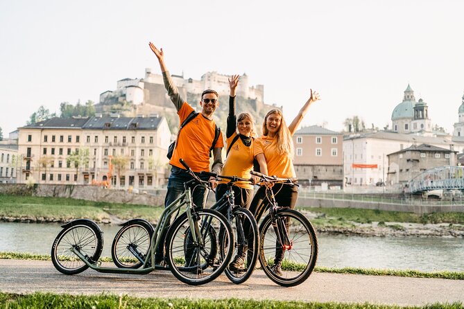 Kickbike Tour - discovering the city in a fun and active way - Mirabell Palace and gardens: a graceful start