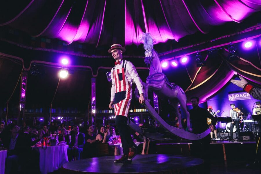 Mirage Vienna: Burlesque Spectacular – Dinner Show - The stage program: burlesque, acrobatics, and live music