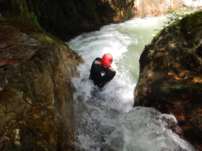 Oetztal: Canyoning "ClearWater" - Starting above the gorge on the bridge