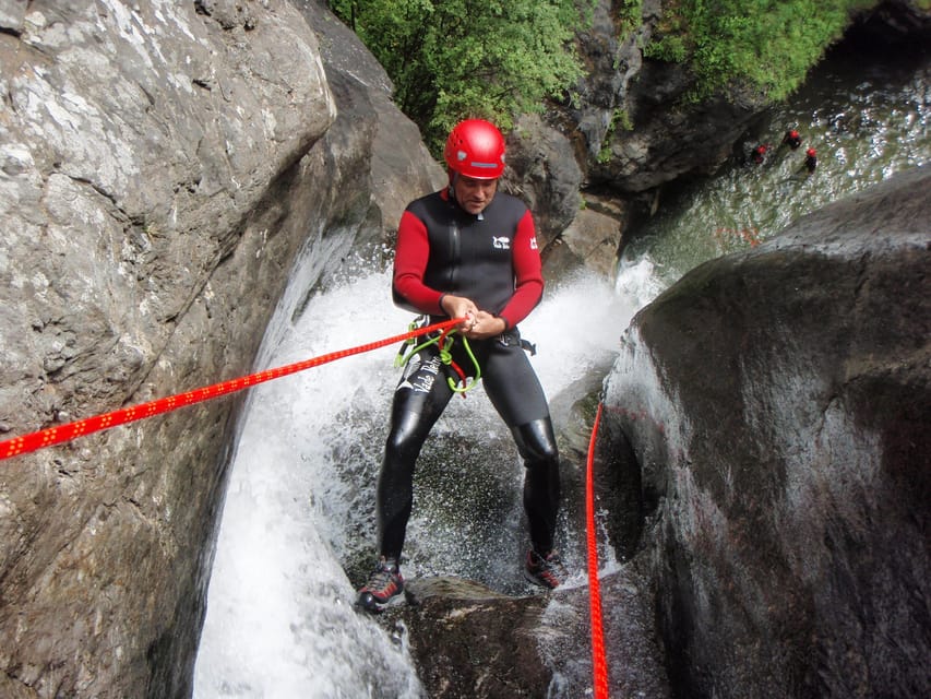 Oetztal: Canyoning "ClearWater" - Practical preparation for four hours in the water