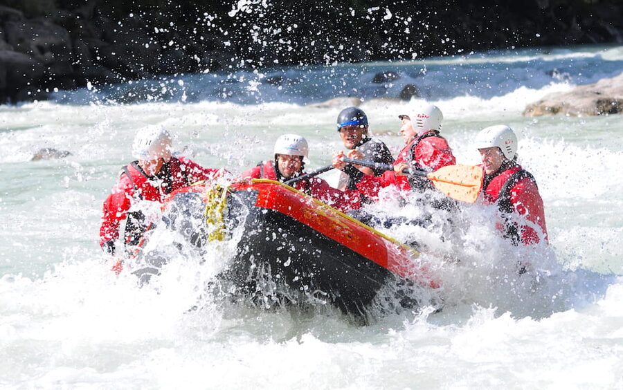 Ötztal: Action Whitewater Rafting at Imster Canyon - Calm water first, then the gorge