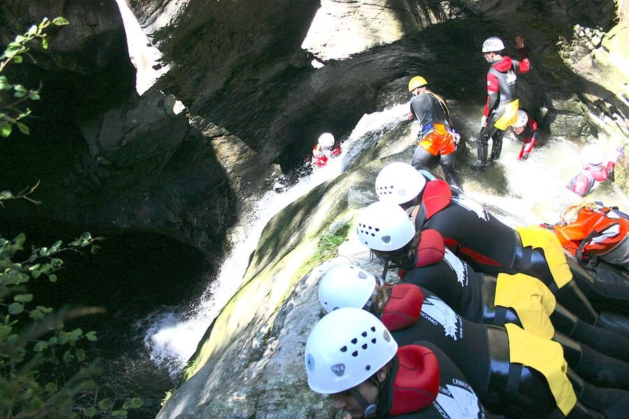 Ötztal: Advanced Canyoning at Auerklamm - Jumps, slides, and abseils