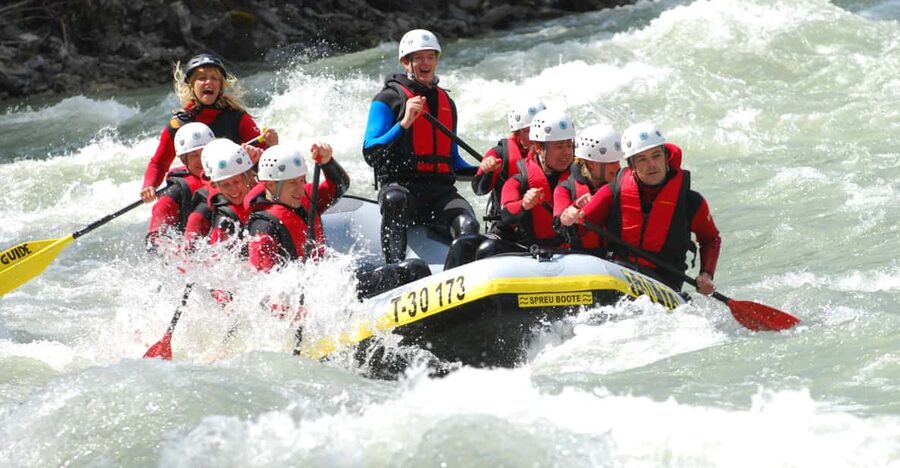 Ötztal: Rafting at Imster Canyon for Beginners - The calm opening section of the river