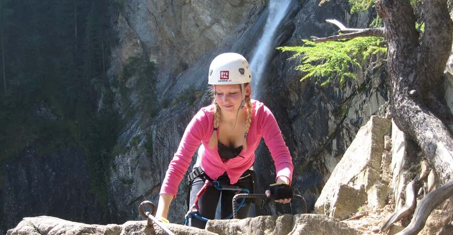 Ötztal: Via Ferrata Climbing Tour at Lehner Waterfall - Key points at a glance