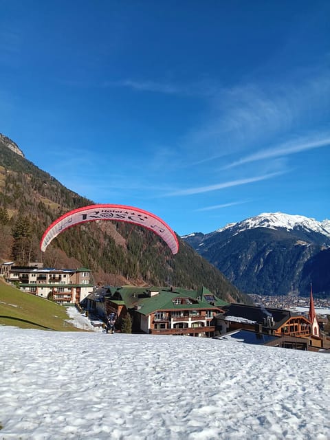 Paragliding Tandem Flight - From the ticket counters to the Tyrolean sky