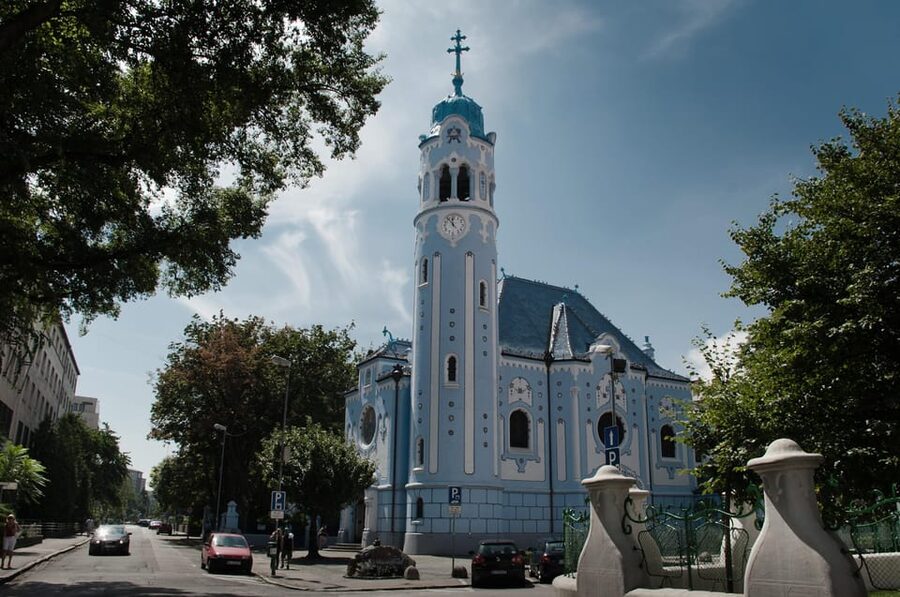 Private day trip to Bratislava from Vienna - The Blue Church, a quick architectural pause