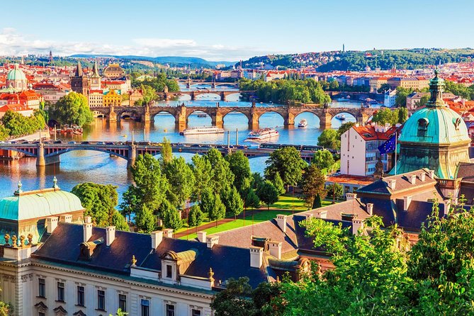 Private Full Day Tour to Prague from Vienna - Prague from the river to Old Town Square
