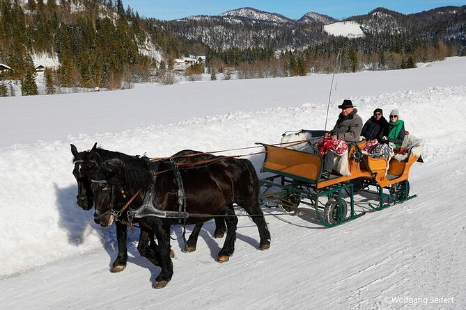 Private Horse-Drawn Sleigh Ride from Salzburg - St. Wolfgang, Faistenau, and the route confusion