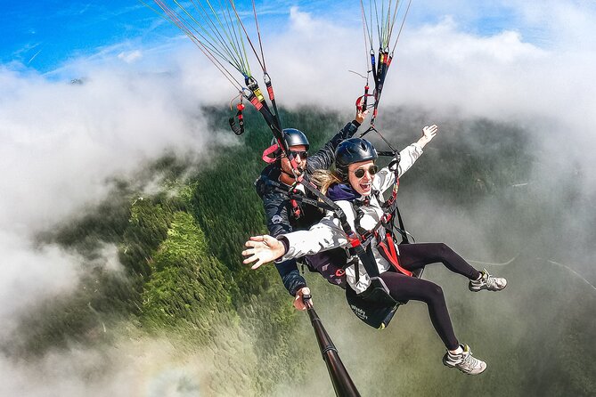 Private tandem flight Classic from the Schmittenhöhe in Zell am See - Views over Lake Zell and the Hohe Tauern