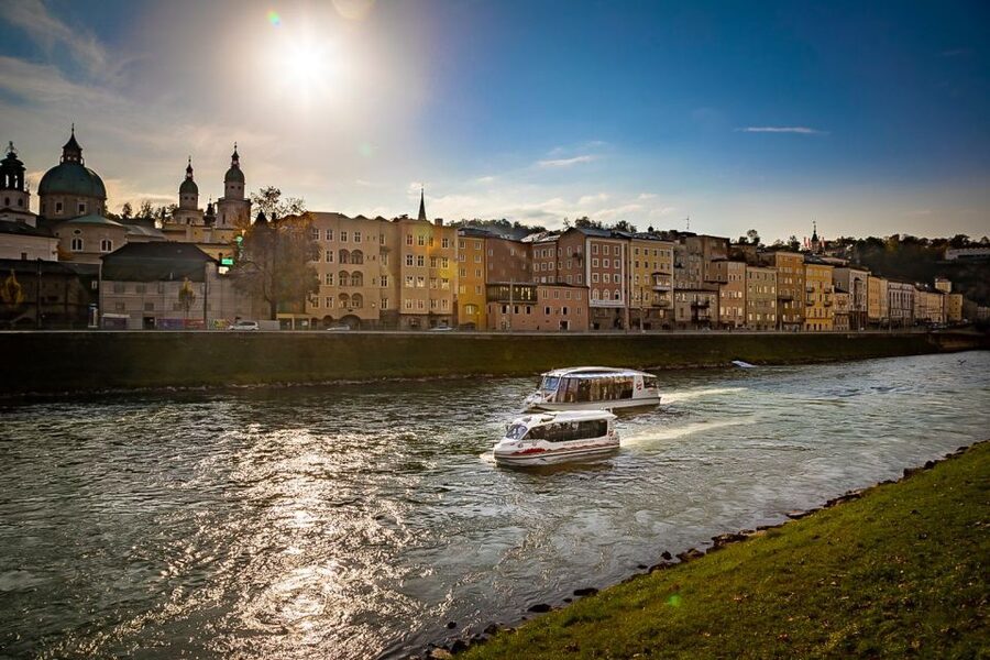 Salzburg: Boat Ride on the Salzach River - The Captain’s Commentary and the Mood On Board