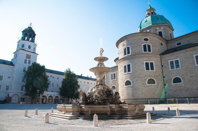 Salzburg Highlight Tour with Fortress Hohensalzburg - Salzburg Cathedral and the baptismal font