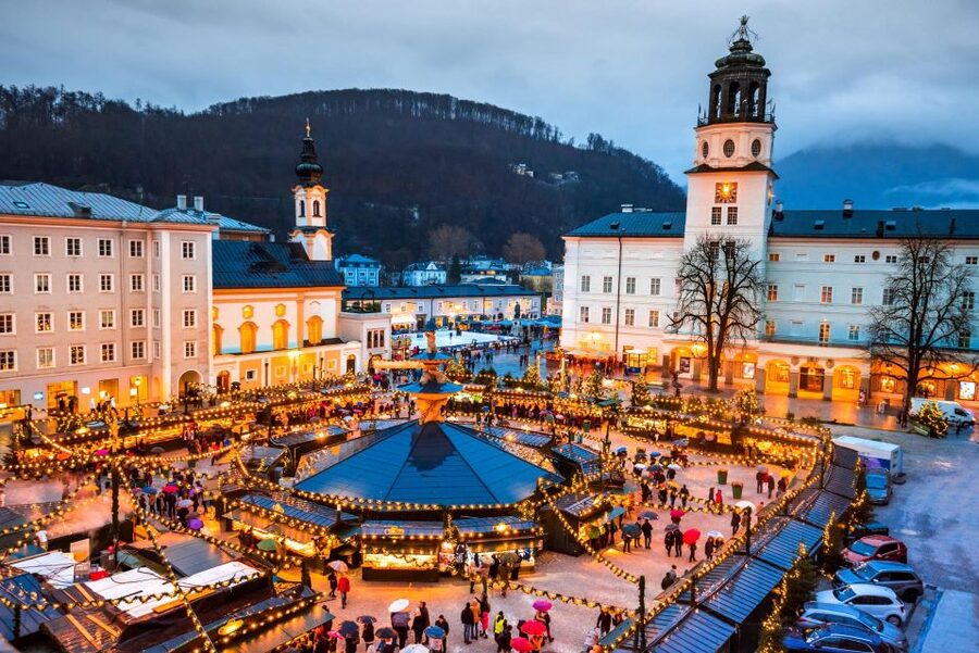 Salzburg: Old Town, Mozart, & Mirabell Gardens Walking Tour - Crossing the river into Mozart’s Salzburg