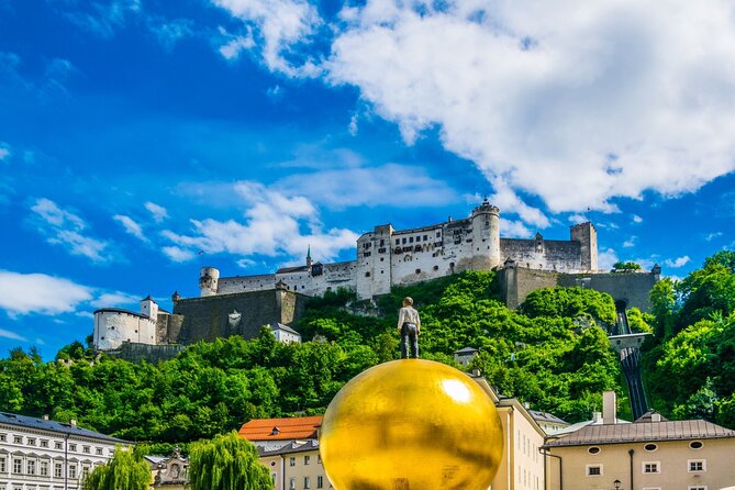 Salzburg Old Town Walking Tour, Mozart, Mirabell Gardens - Crossing the Salzach into Getreidegasse