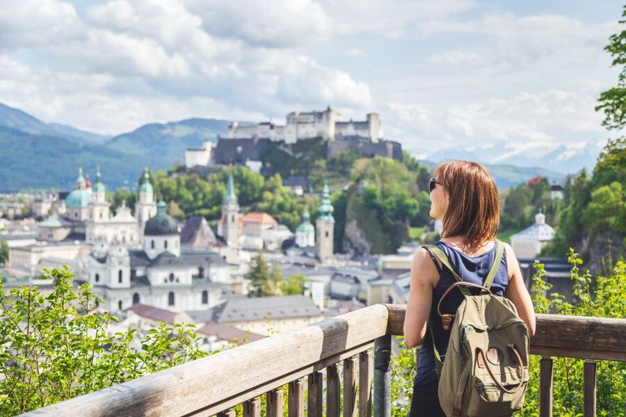 Salzburg: Private City Highlight Tour with a Guide - The University Square market gives the walk a local pause