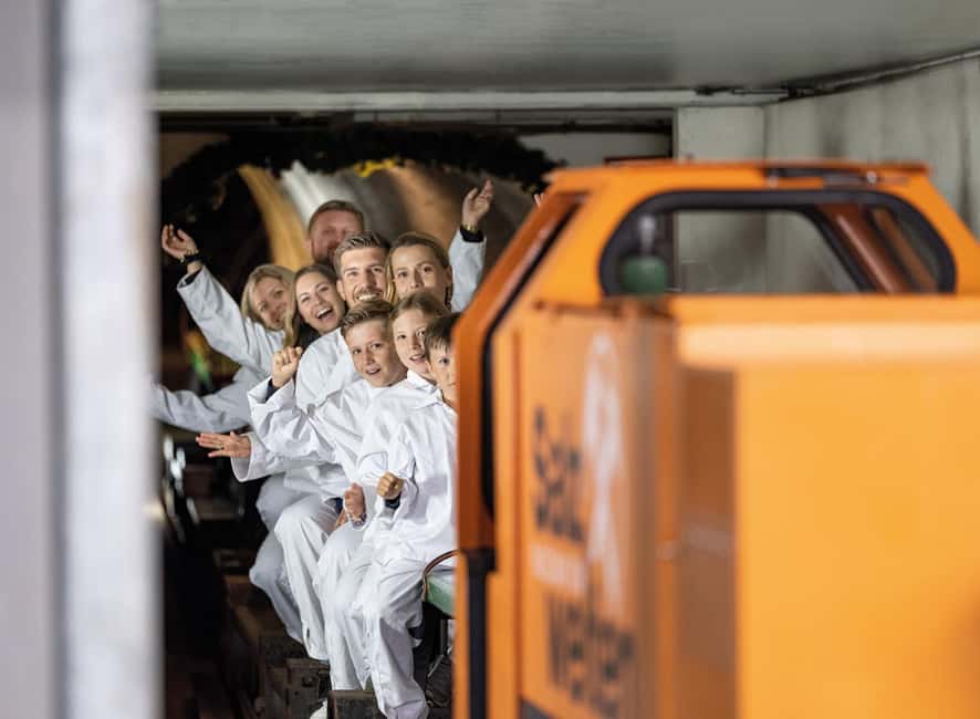 Salzburg: Salt Mine Entrance Ticket - The two miners’ slides