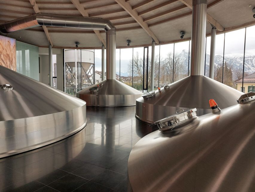 Salzburg: Stiegl Brewery Tour with Beer Tasting - The brewhouse and fermentation cellar show the real work