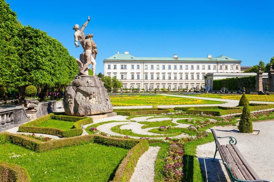 Salzburg Tour: Mirabell Gardens, Sound of Music, Mozart - Kollegienkirche, the Cathedral, and the Residence
