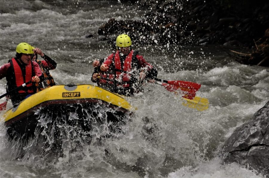 Salzburg: White Water Rafting on the Salzach River - The Gasteiner Ache waterfall changes the pace