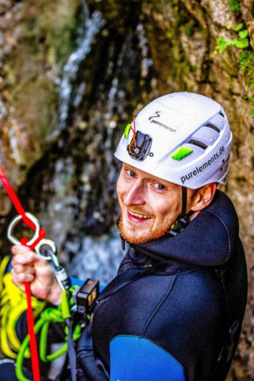 Schwarzwasserbach: Canyoning in Austria's Kleiwalsertal - Schwarzwasserbach gives the outing its character
