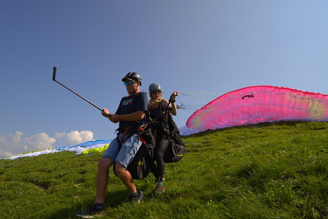 Tandem Paragliding St. Gilgen - Wolfgangsee - The 10 to 15 minutes in the air