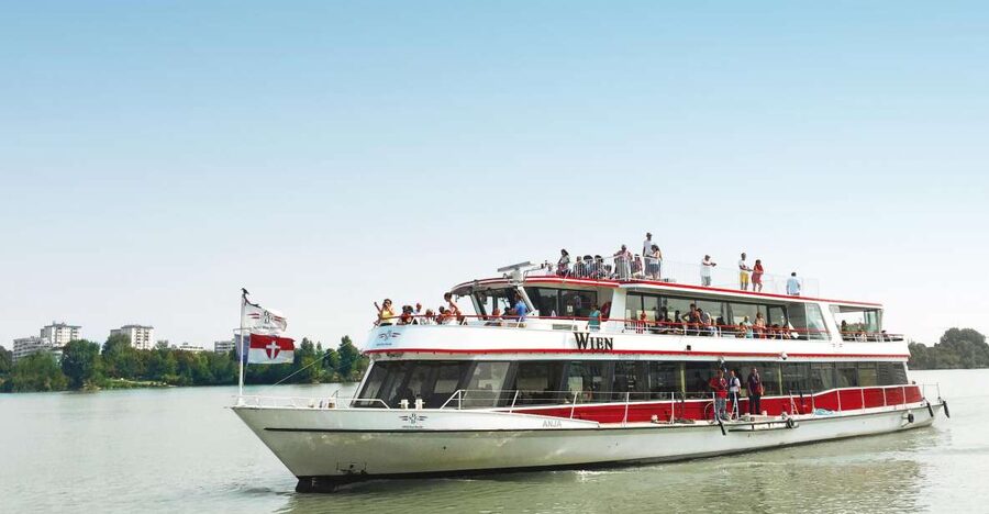Vienna: 3.5-Hour Grand Danube River Cruise - Reichsbrücke and modern Vienna’s skyline