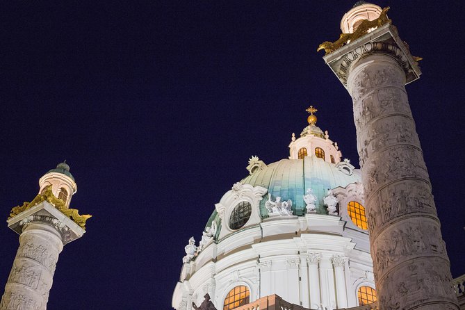 Vienna at night! Private photo tour of Vienna's most beautiful buildings - National Library and Michaelerplatz