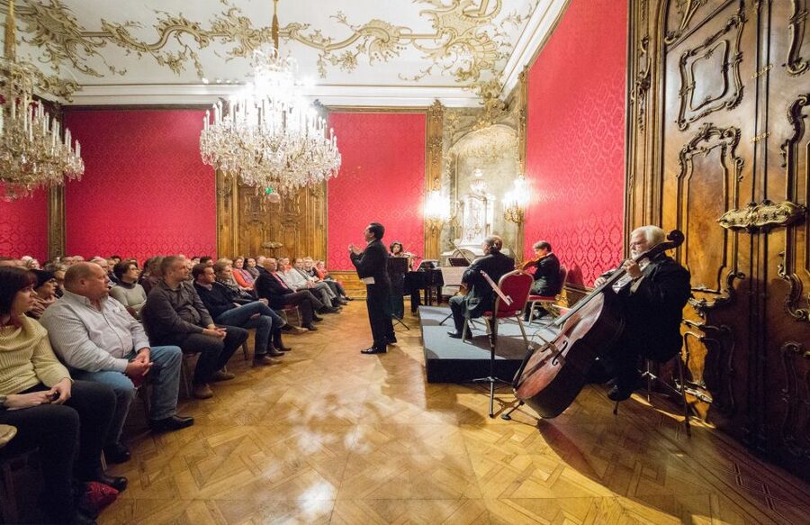 Vienna: Baroque Orchestra Concert and Dinner - Dining at a Vienna institution