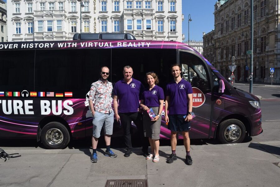 Vienna: Bus Tour with Virtual Reality Experience - The final VR stop back on the Ringstrasse