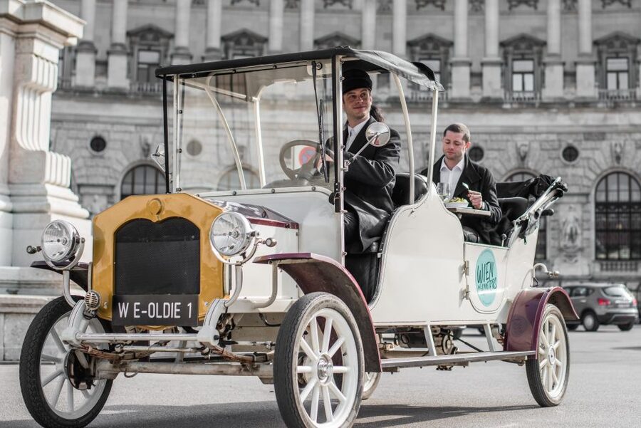 Vienna: Culinary Sightseeing Tour in an Electric Vintage Car - What your private driver adds