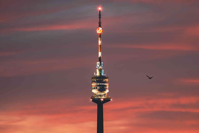 Vienna Danube Tower - Arriving through Danube Park