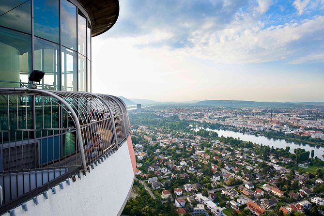 Vienna Danube Tower - The fast lift to 150 meters