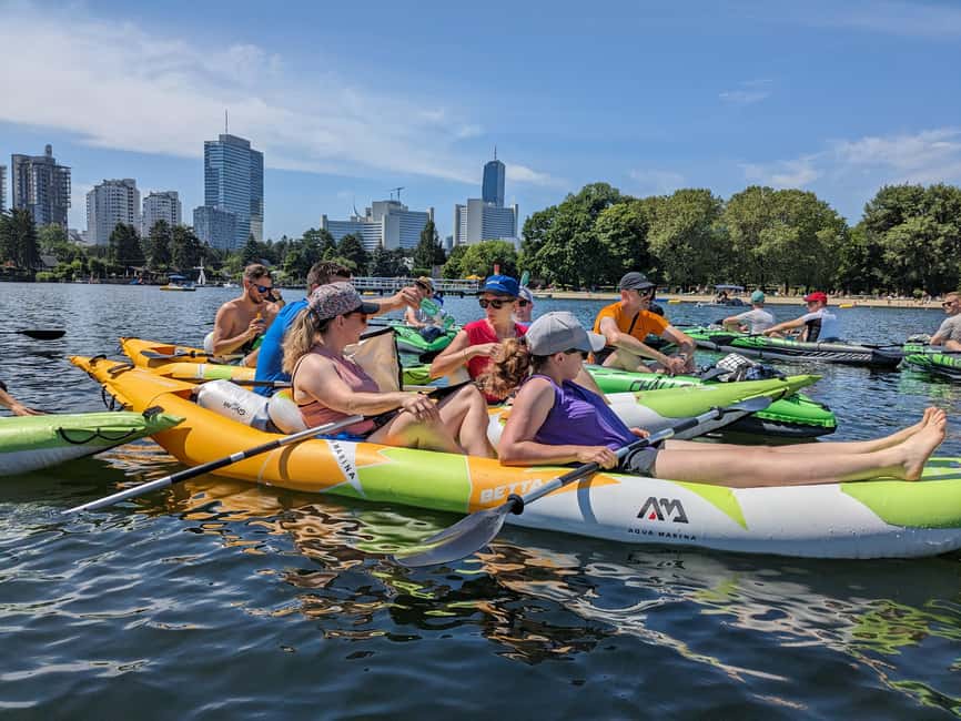 Vienna: Guided Kayaking Tour - Gänsehäufel and the local side of Vienna