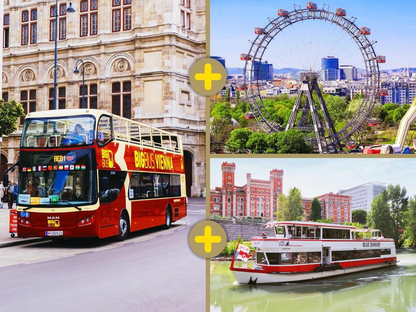 Vienna: Hop-on Hop-off, Ferris Wheel, and River Cruise - St. Stephen’s Cathedral and the old center