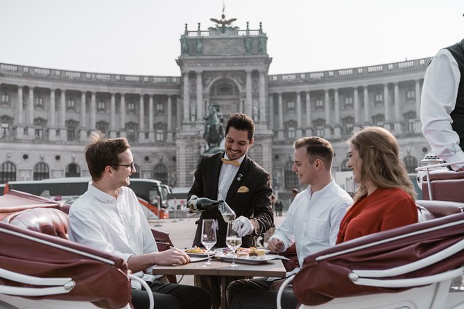 Vienna Horse-Drawn Carriage Ride with Sparkling Wine and Food - Small sandwiches, petit fours, and Austrian sparkling wine