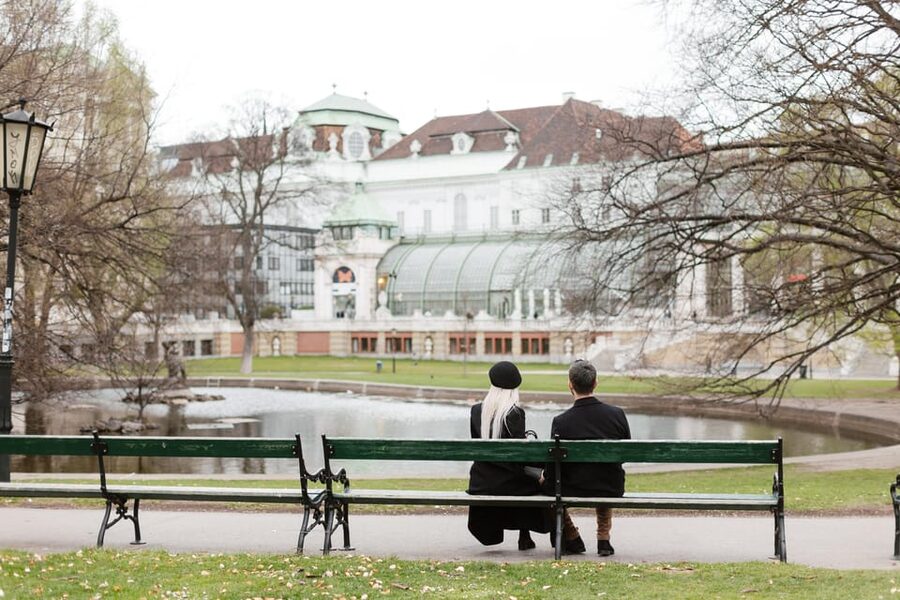 Vienna: Professional Photoshooting - Michaelerplatz adds imperial scale