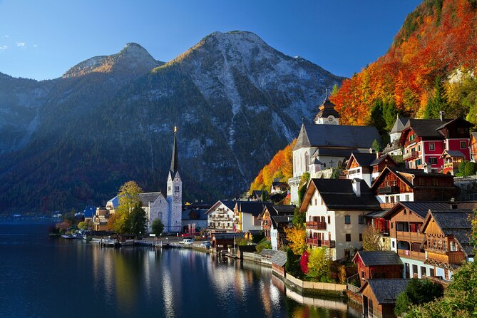 Vienna: small group tour Hallstatt with skywalk, boat, mine - Gmunden gives the long drive a useful first pause