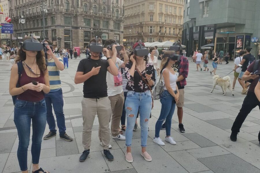Vienna: Time Traveling Virtual Reality Sightseeing Tour - The plague and Augustin’s music