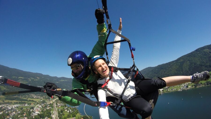 Villach/Ossiachersee: Paragliding "Action" Tandemflug - Key points at a glance