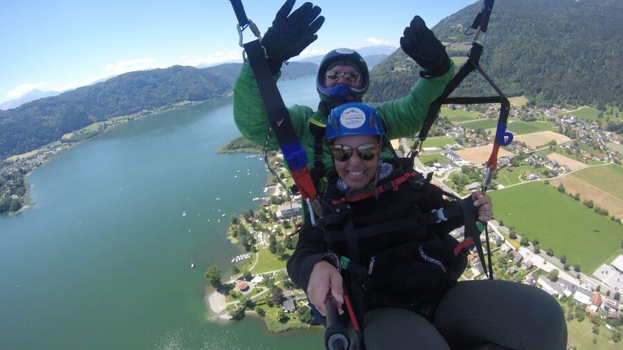 Villach/Ossiachersee: Paragliding "Action" Tandemflug - Why this flight works for first-time flyers