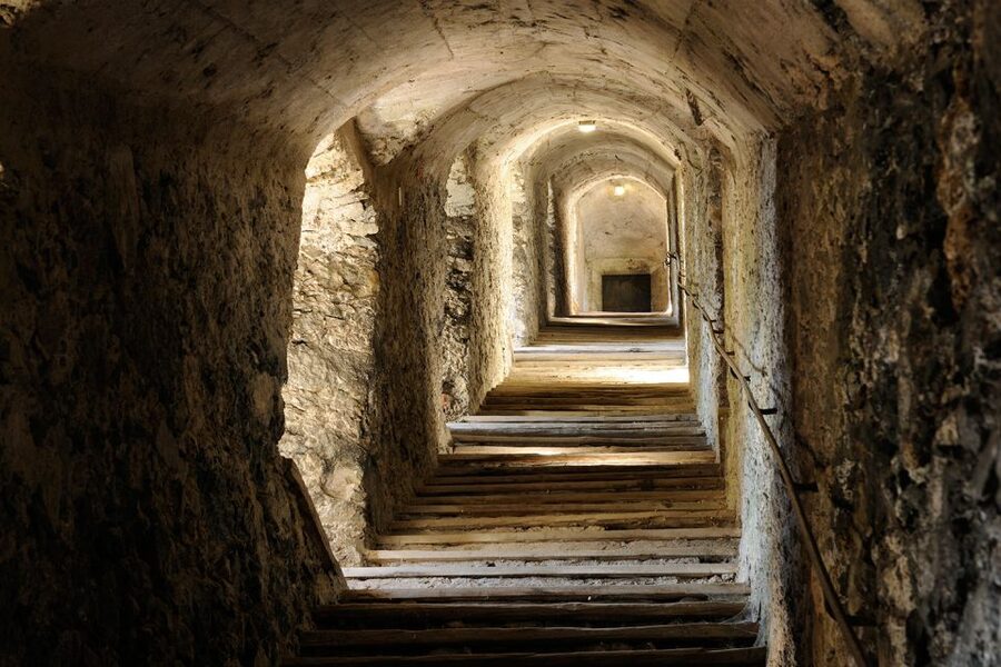 Werfen: Hohenwerfen Castle Entrance Ticket - Family exhibits that break up the stonework